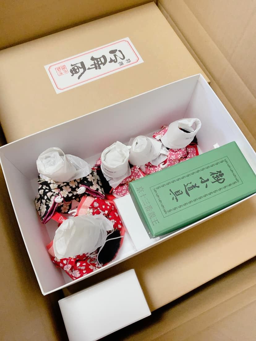 4歳娘の雛じまい。