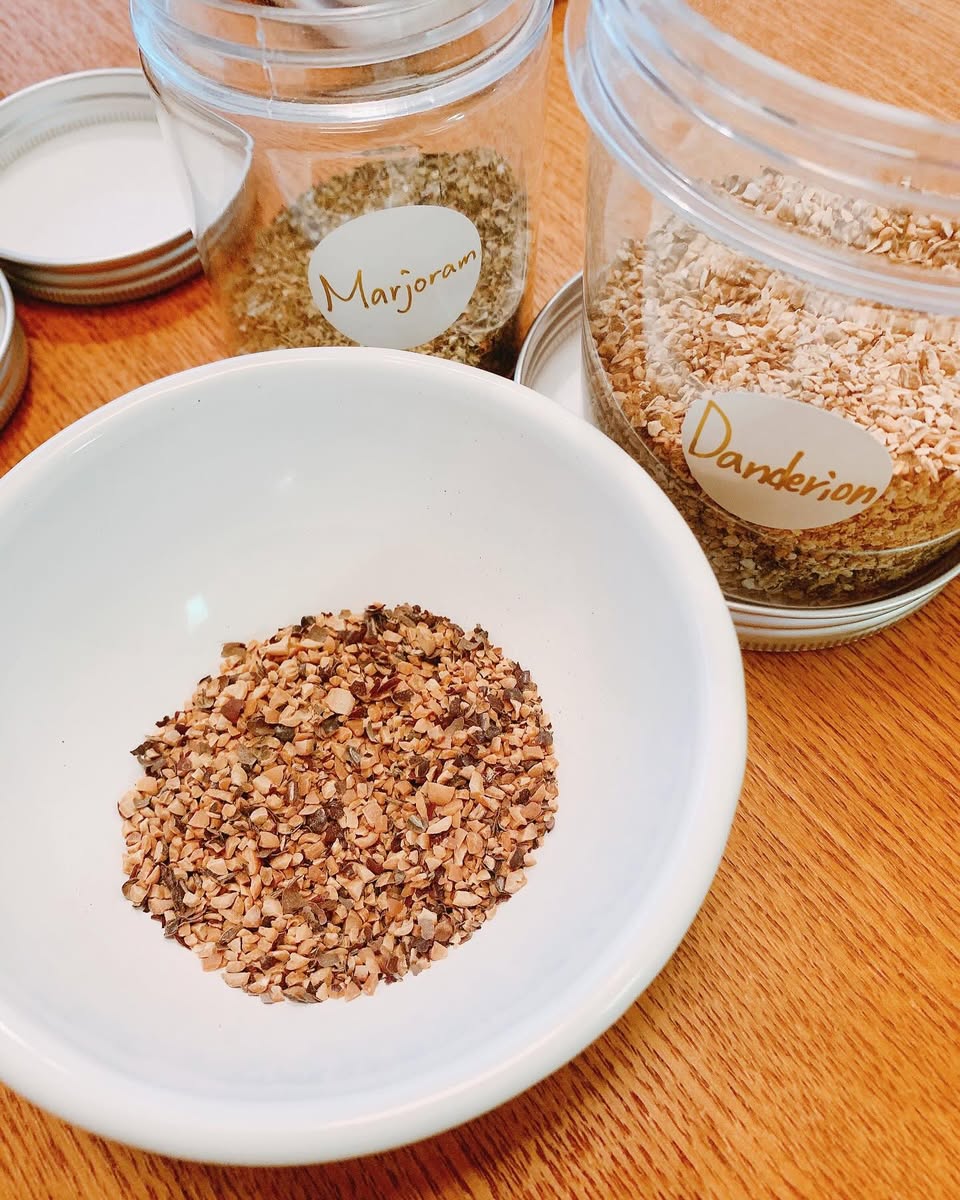 秋冬のハーブティが完成しました♪