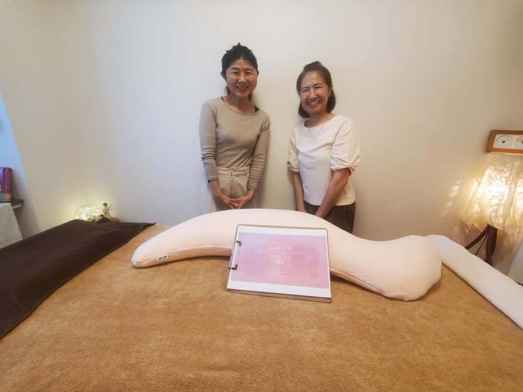 マタニティトリートメントの実技レッスンでした♪